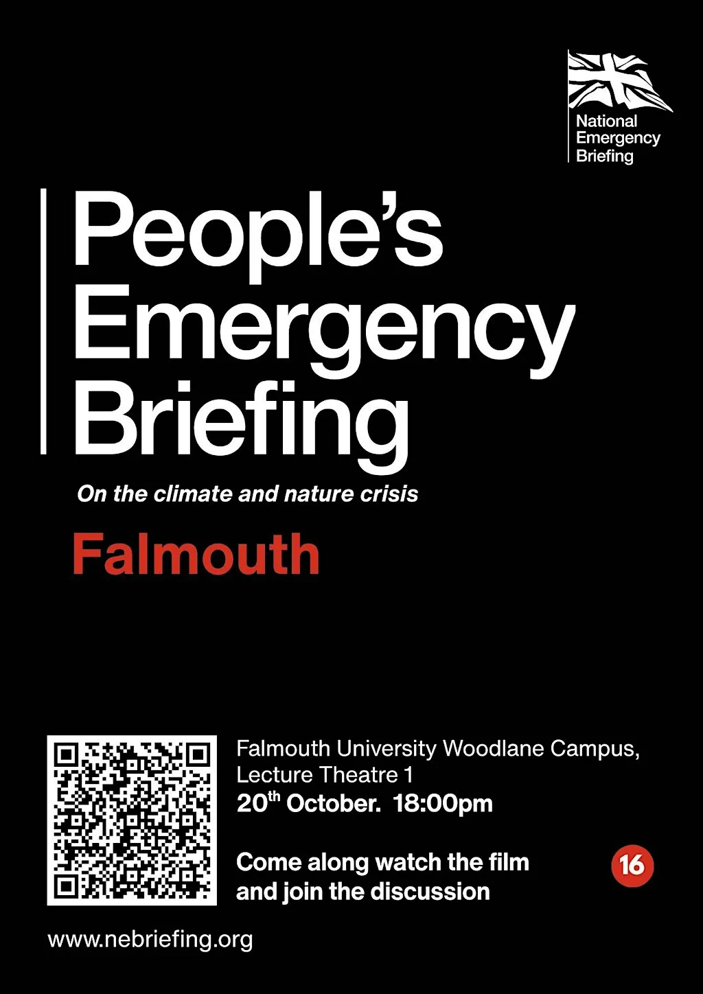 People's Emergency Briefing - Falmouth University Woodlane Campus at Falmouth University