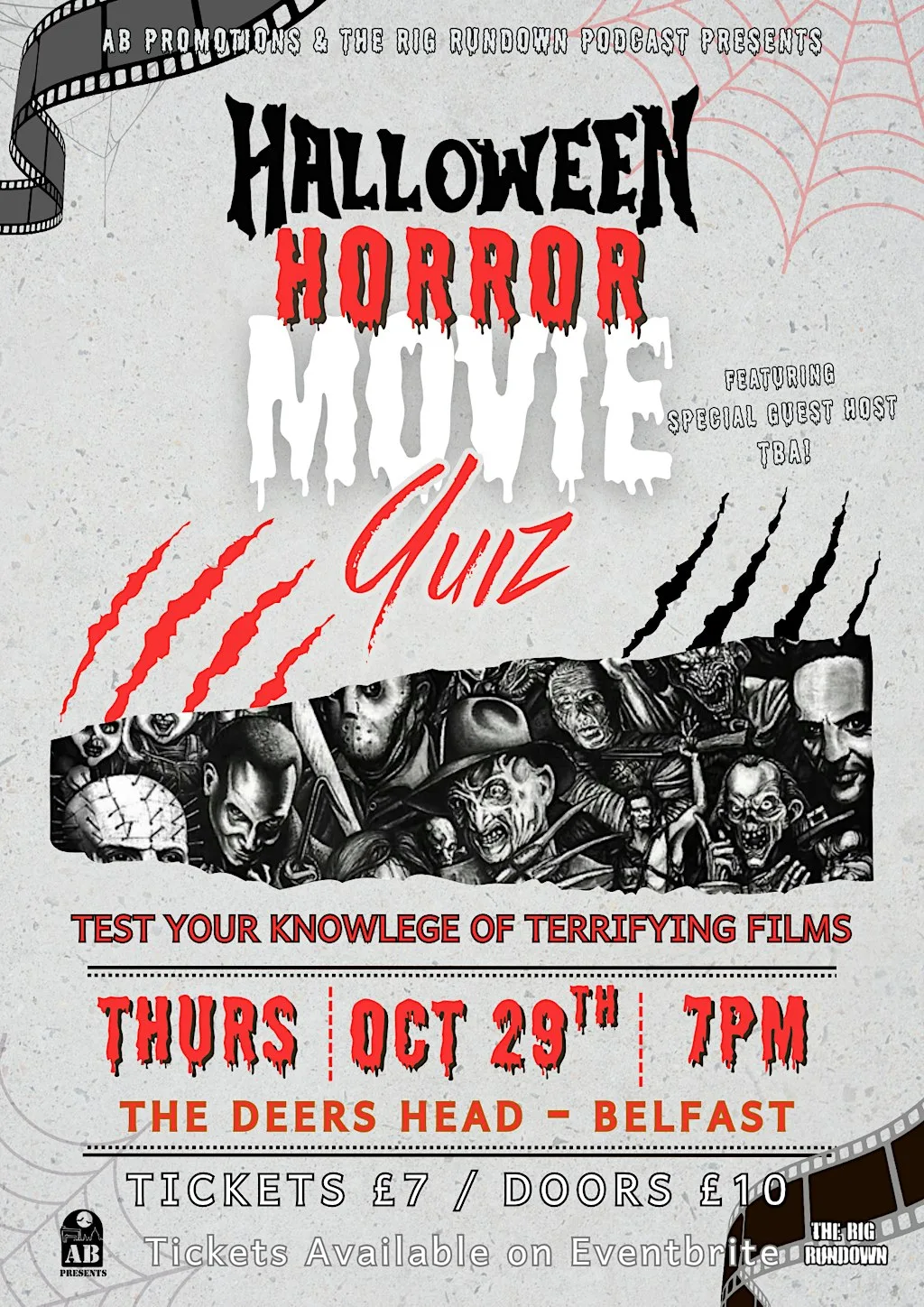 The Halloween Horror Movie Quiz - With Haunteire