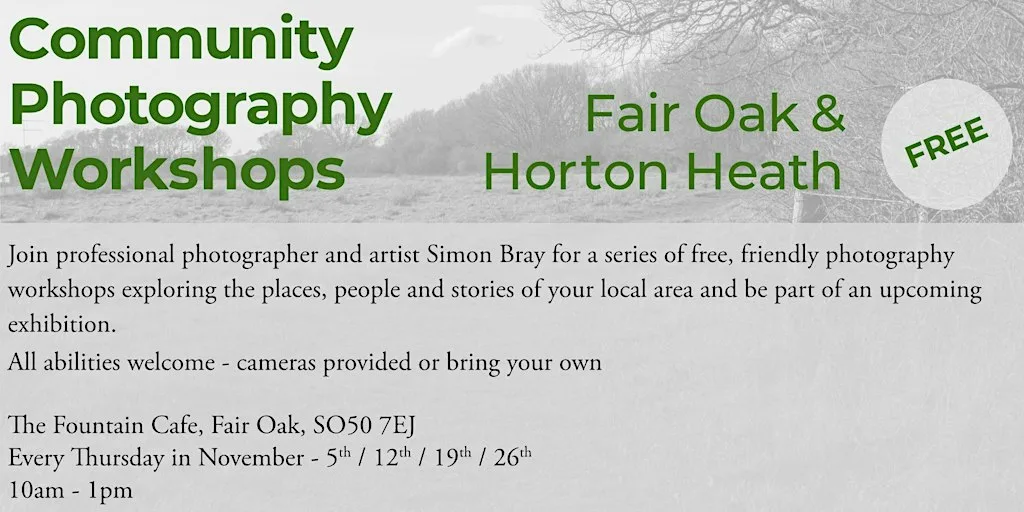 Free Community Photography Workshops - Fair Oak & Horton Heath