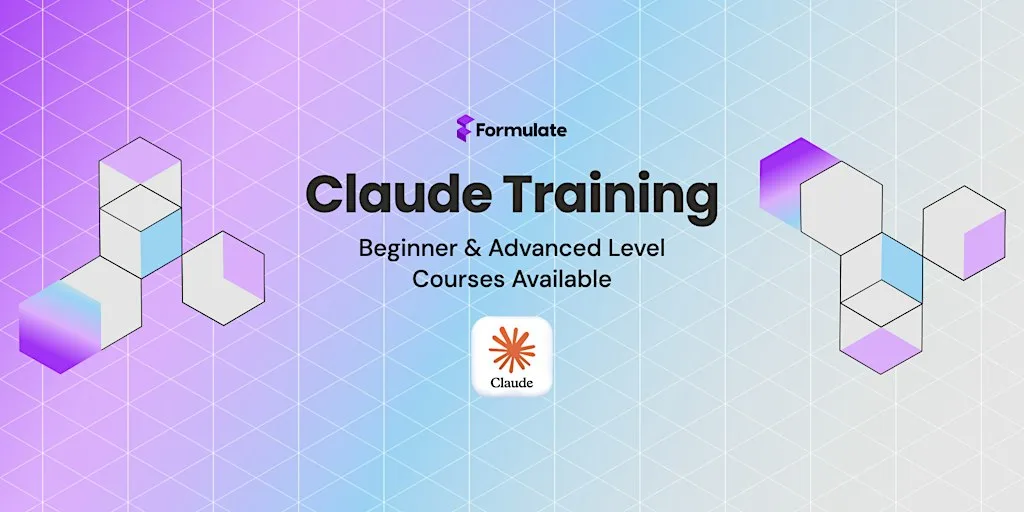 Claude Training for Beginners (In Person) at Formulate