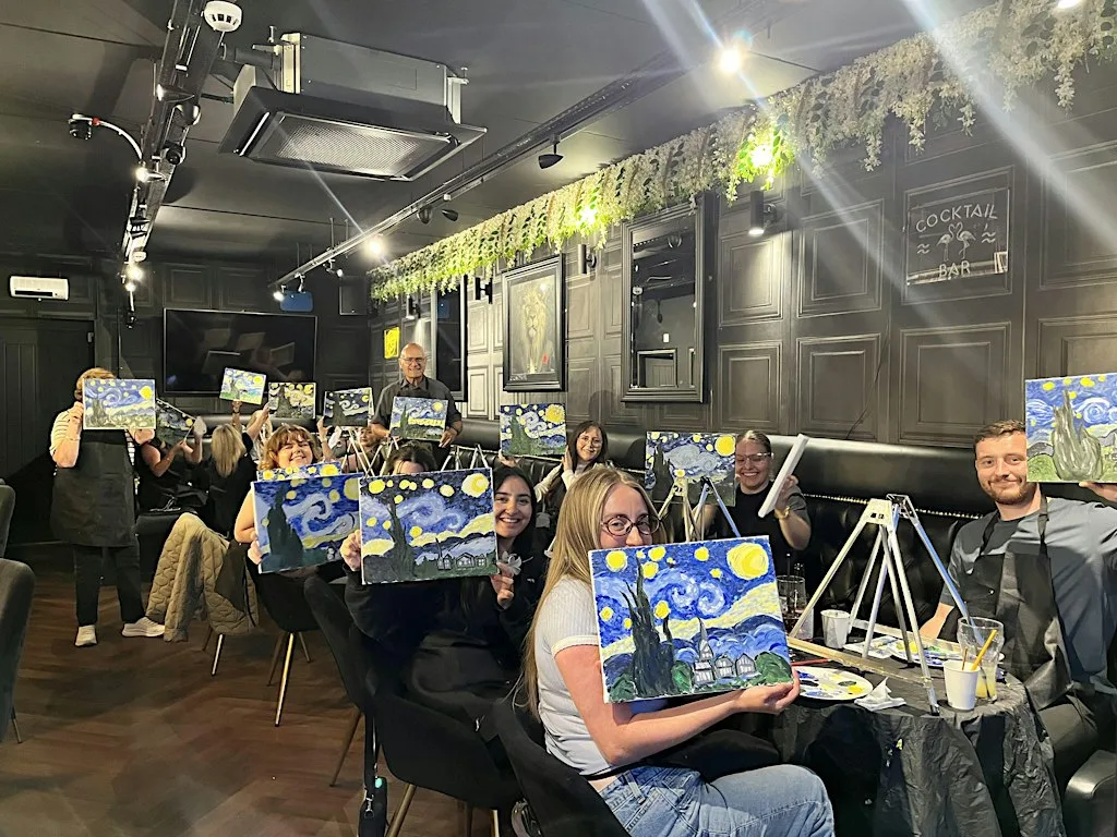 Paint and Sip, Van Gogh Starry Night