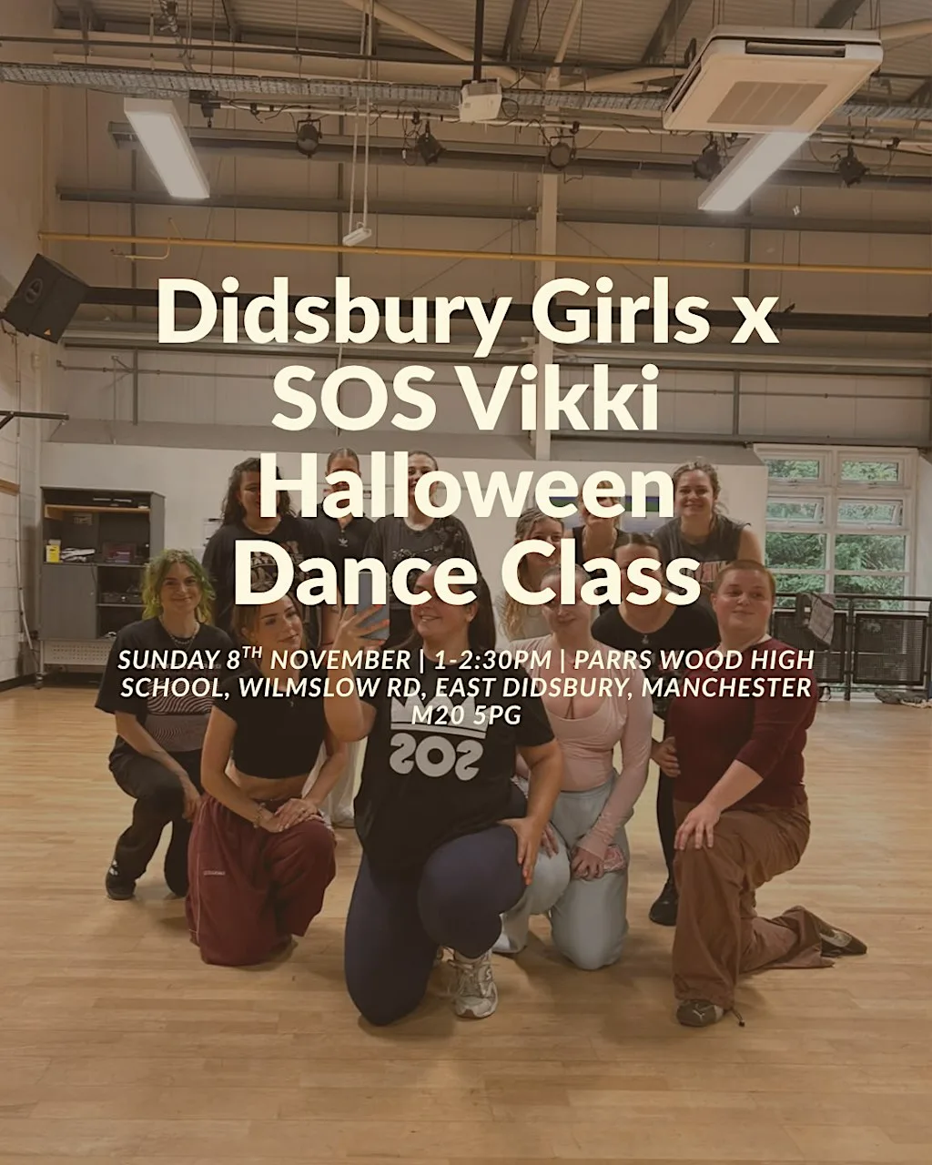 Didsbury Girls x SOS Vikki Halloween Dance Class