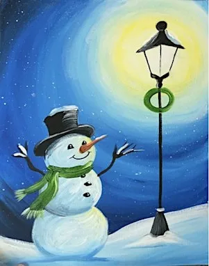 Christmas Paint and Sip Night at Aj’s Cocktail Bar