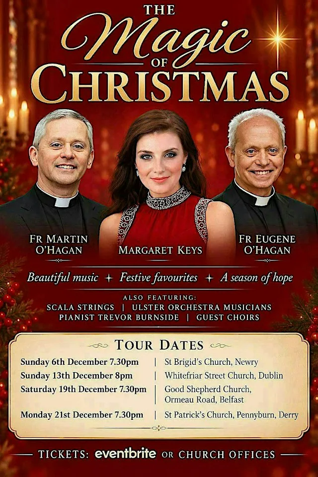 The magic of Christmas with Margaret Keys and The Priests (BELFAST)