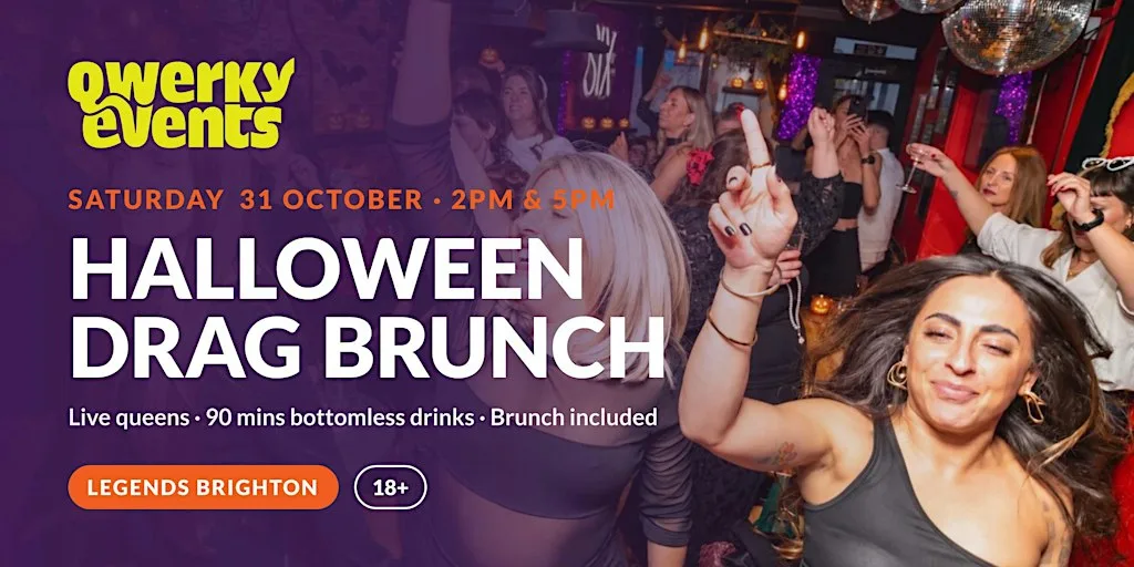 Halloween Bottomless Drag Brunch Brighton at Legends Hotel