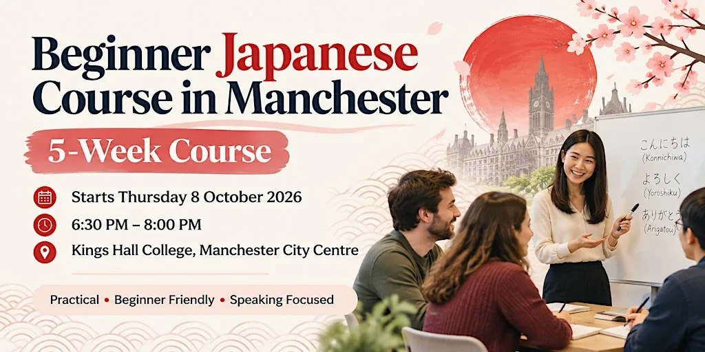 Beginner Japanese Course in Manchester | 5-Week Course