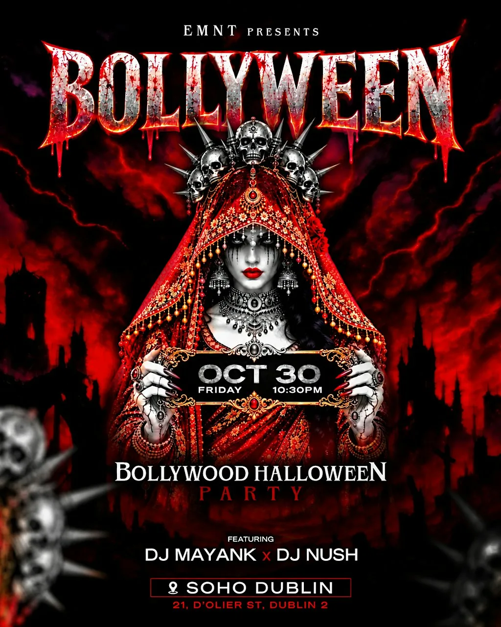 BOLLYWEEN: Halloween Bollywood Night @ SoHo at Soho Dublin