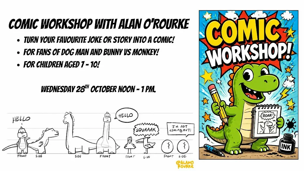 Comic Workshop with Alan O'Rourke at Lucan Library