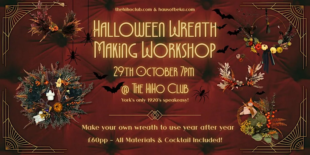 Halloween Wreath Making Workshop @ The HiHo Club