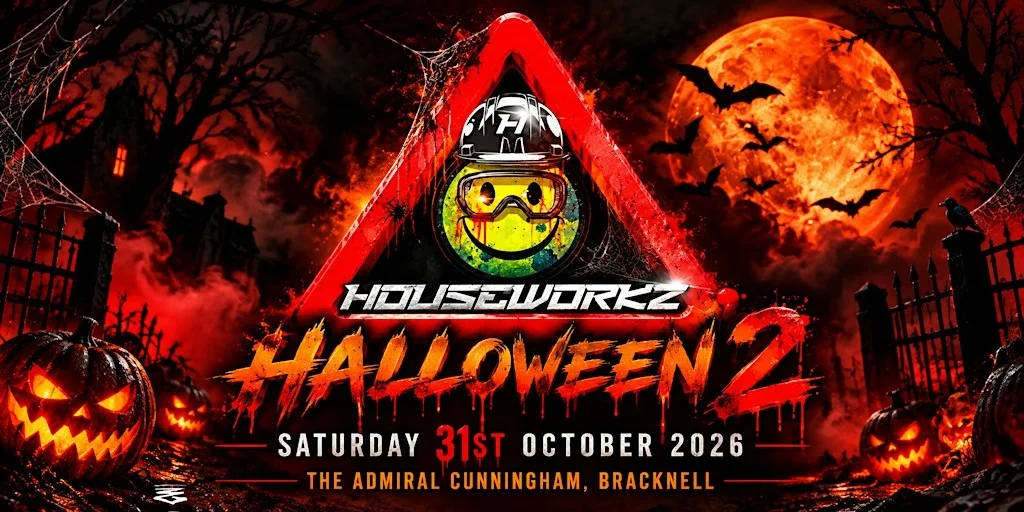 Houseworkz Halloween 2 @ The Admiral Cunningham 31st October 2026 at The Admiral Cunningham Hotel