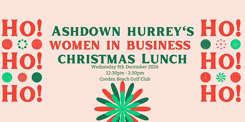 Ashdown Hurrey's 2026 Christmas Women In Business Networking Lunch at Cooden Beach Golf Club