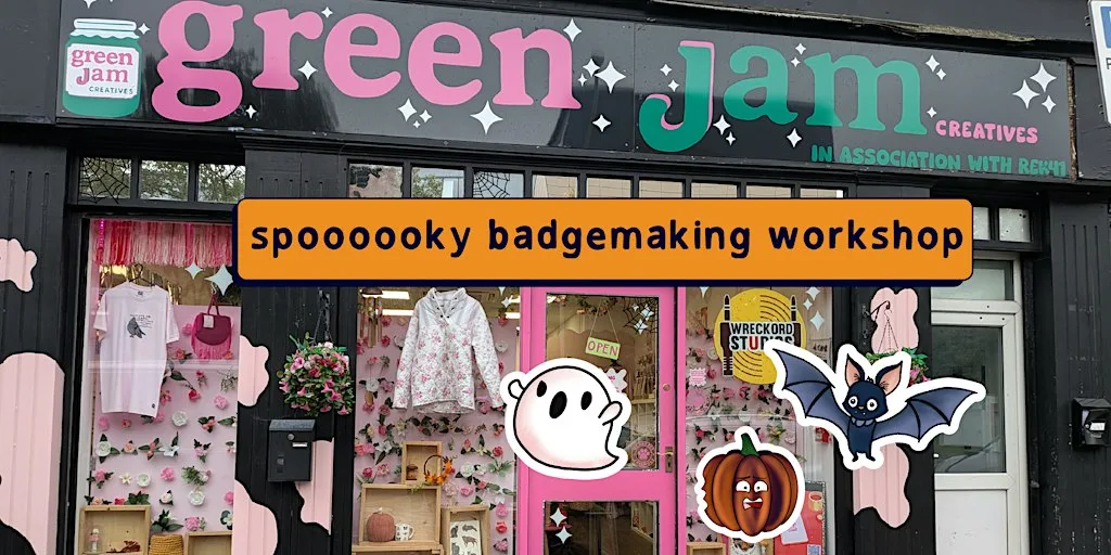 Spooky badge-making workshop