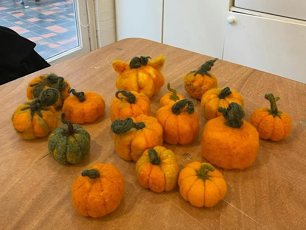 Autumn Needle Felting: Pumpkins at Mary & Archie
