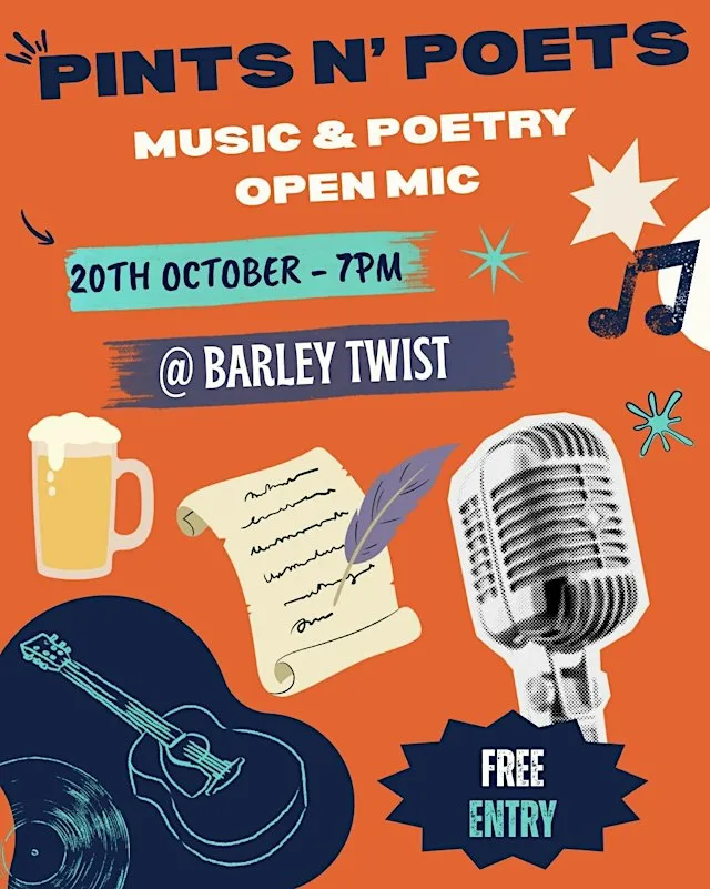 Pints n’ Poets at Barley Twist