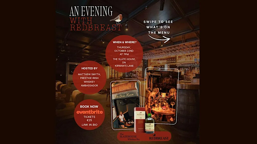 An Evening with RedBreast at the Slate House at Busker Brownes
