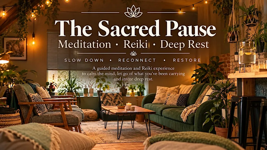 The Sacred Pause - Meditation • Reiki • Deep Rest at Kahvi