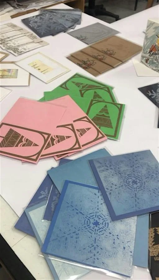 Bite Size Class: Linocut Christmas Card Printing with Matthew Braithwaite at Derry Print Workshop