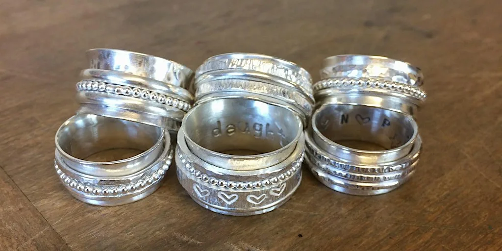Beginners Silver Spinner Ring at Emma Leonard Jewellery