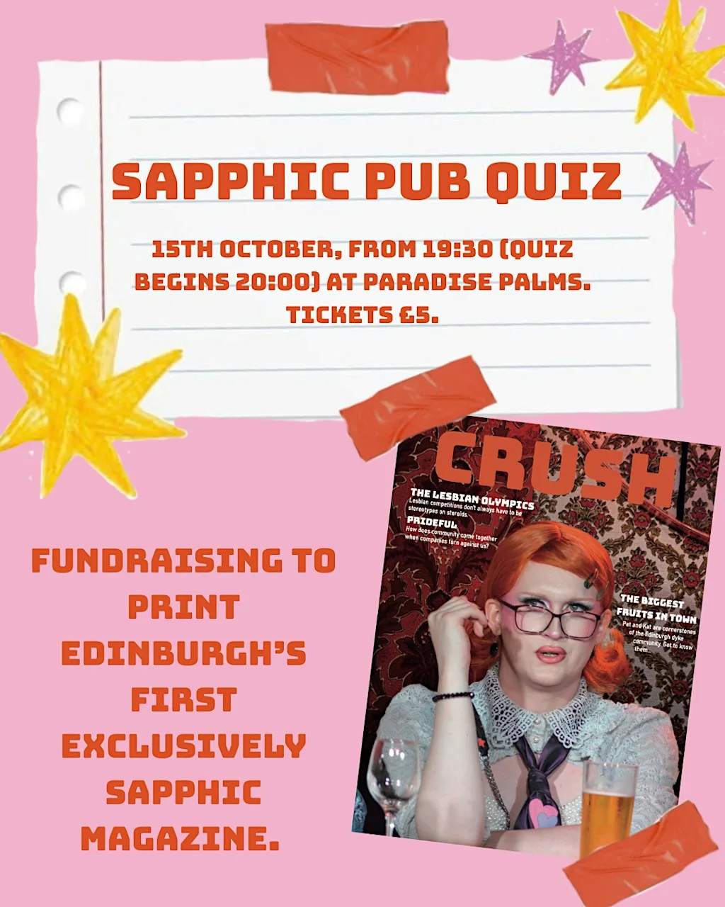 Sapphic Pub Quiz at Paradise Palms