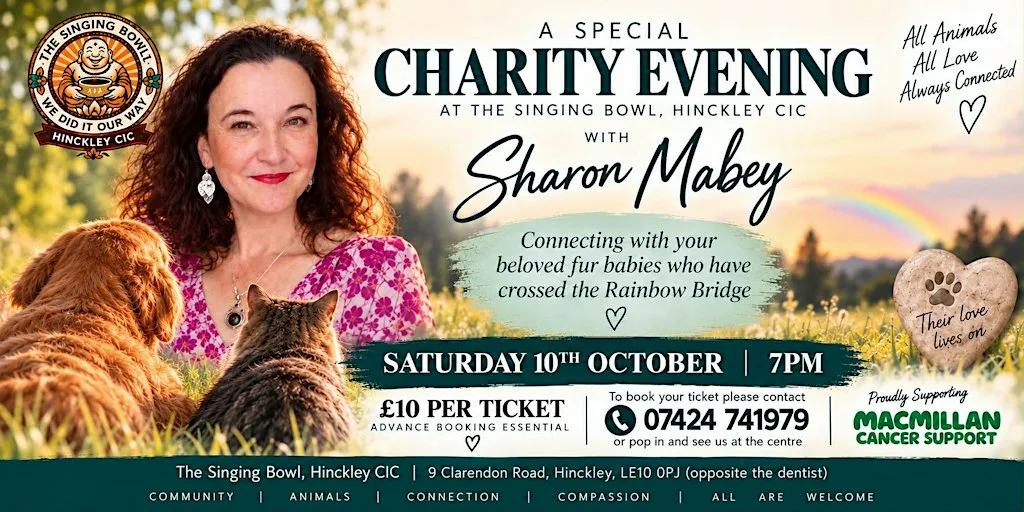 Pet Mediumship Evening with Sharon Mabey