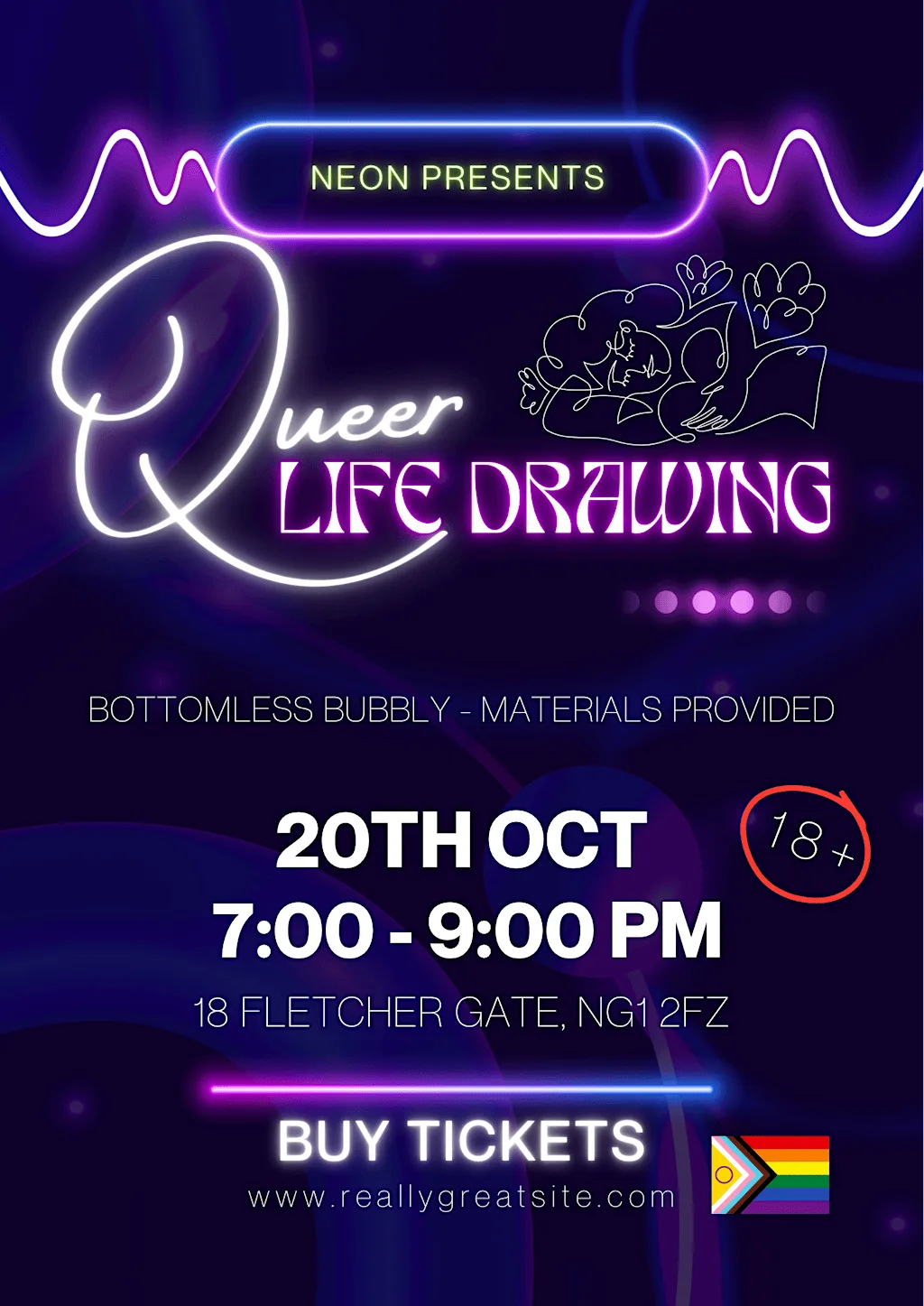 Queer Life Drawing at NEON!