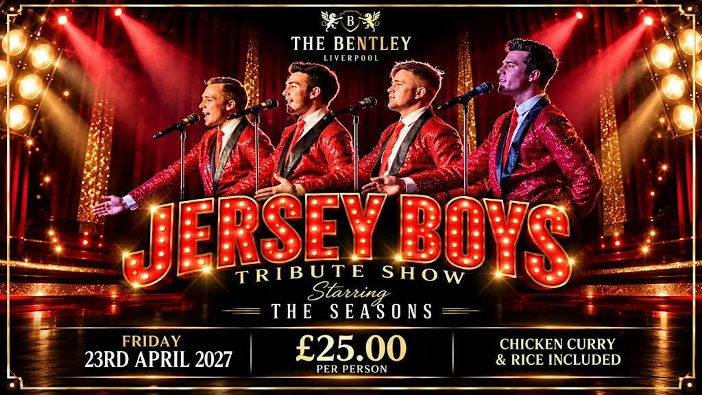 ️✨ THE JERSEY BOYS – THE ULTIMATE TRIBUTE ✨️ at The Bentley