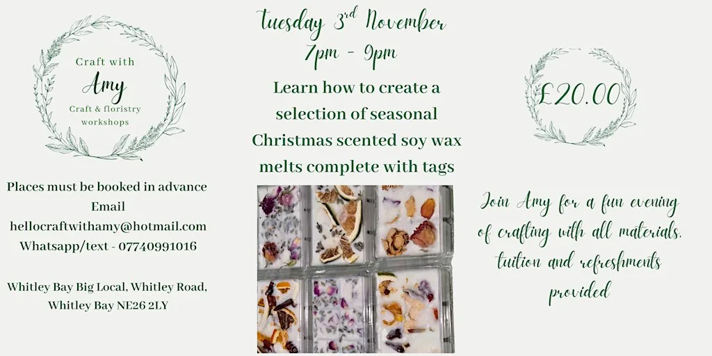 Christmas wax melts workshop - Craft with Amy