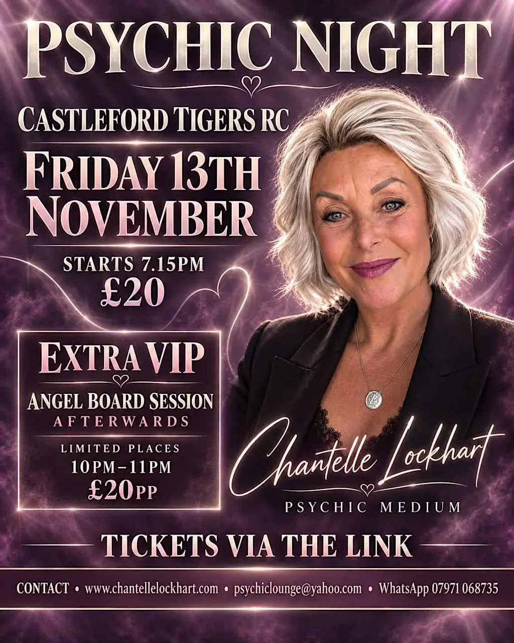 Psychic Night Castleford Tigers at Castleford Tigers