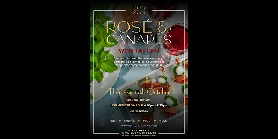 Rosé and Canapés at Twenty Two 22