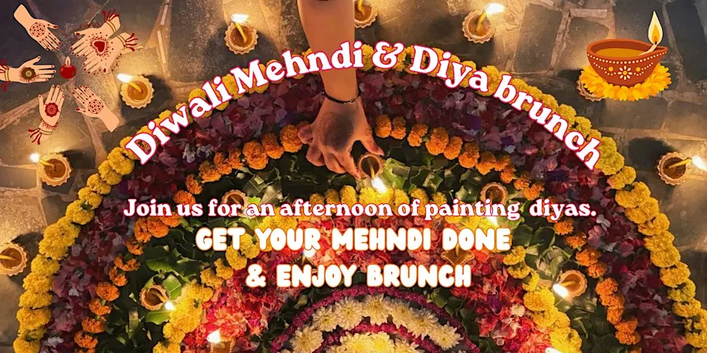 Diwali Diya Painting Sip & Paint with Mehndi artist at Cha Cha Chai