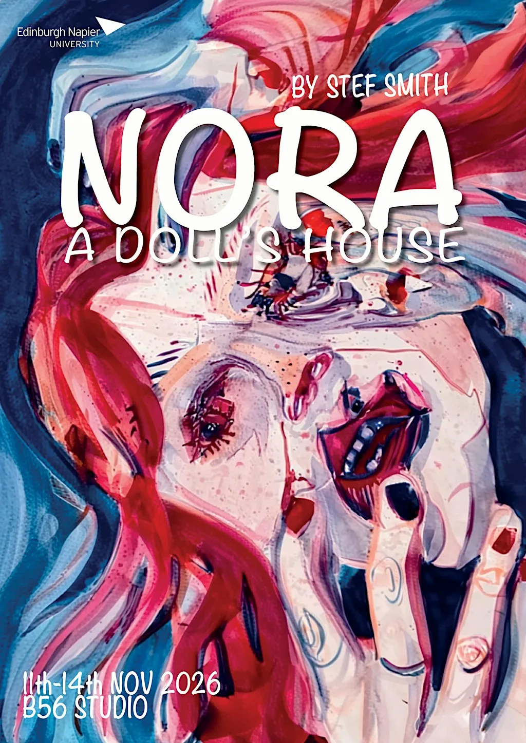 Nora : A Doll's House by Stef Smith at Edinburgh Napier University, B56 Studio Theatre, Merchiston Campus
