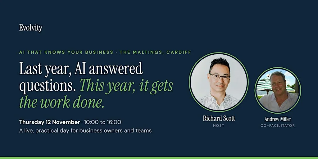 AI That Knows Your Business · The Maltings, 12 November