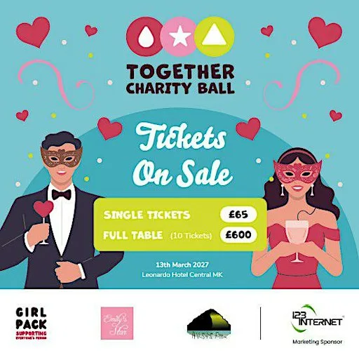 Together Charity Ball 2027 at Leonardo Hotel Milton Keynes