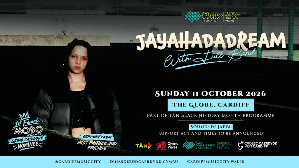 JayaHadADream – Live with Full Band | Tân Cerdd × Cardiff Music City at The Globe