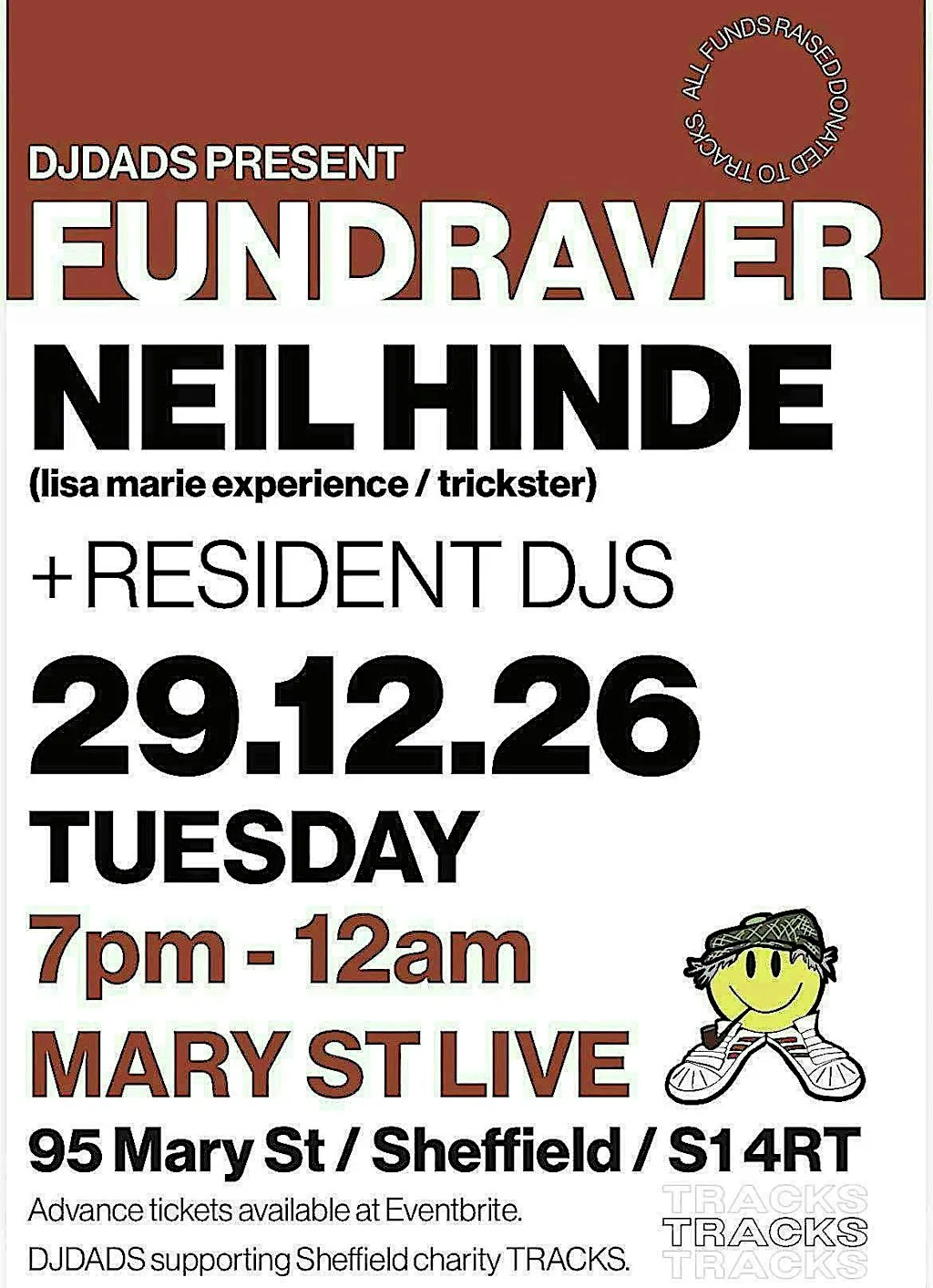 DJ Dads Present Neil Hinde (Lisa Marie Experience/Trickster) at Mary st live