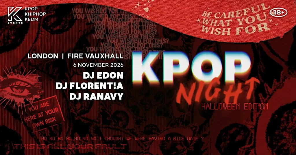 OfficialKEvents | LONDON: KPOP & KHIPHOP Night - HALLOWEEN EDITION