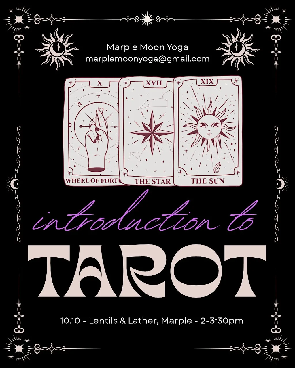 Tarot for Beginners: Interactive Workshop at Lentils and Lather