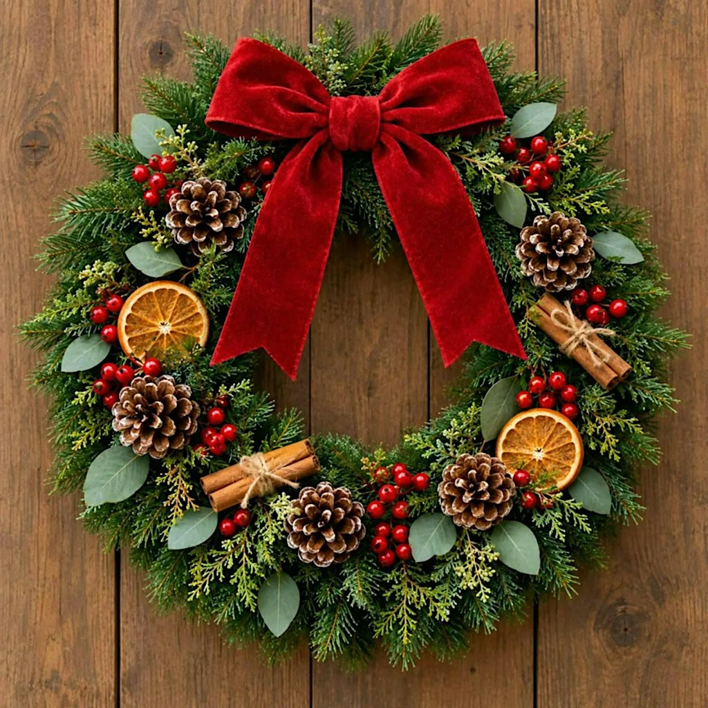 Christmas Wreath Making Workshop at The Angel Inn Hotel