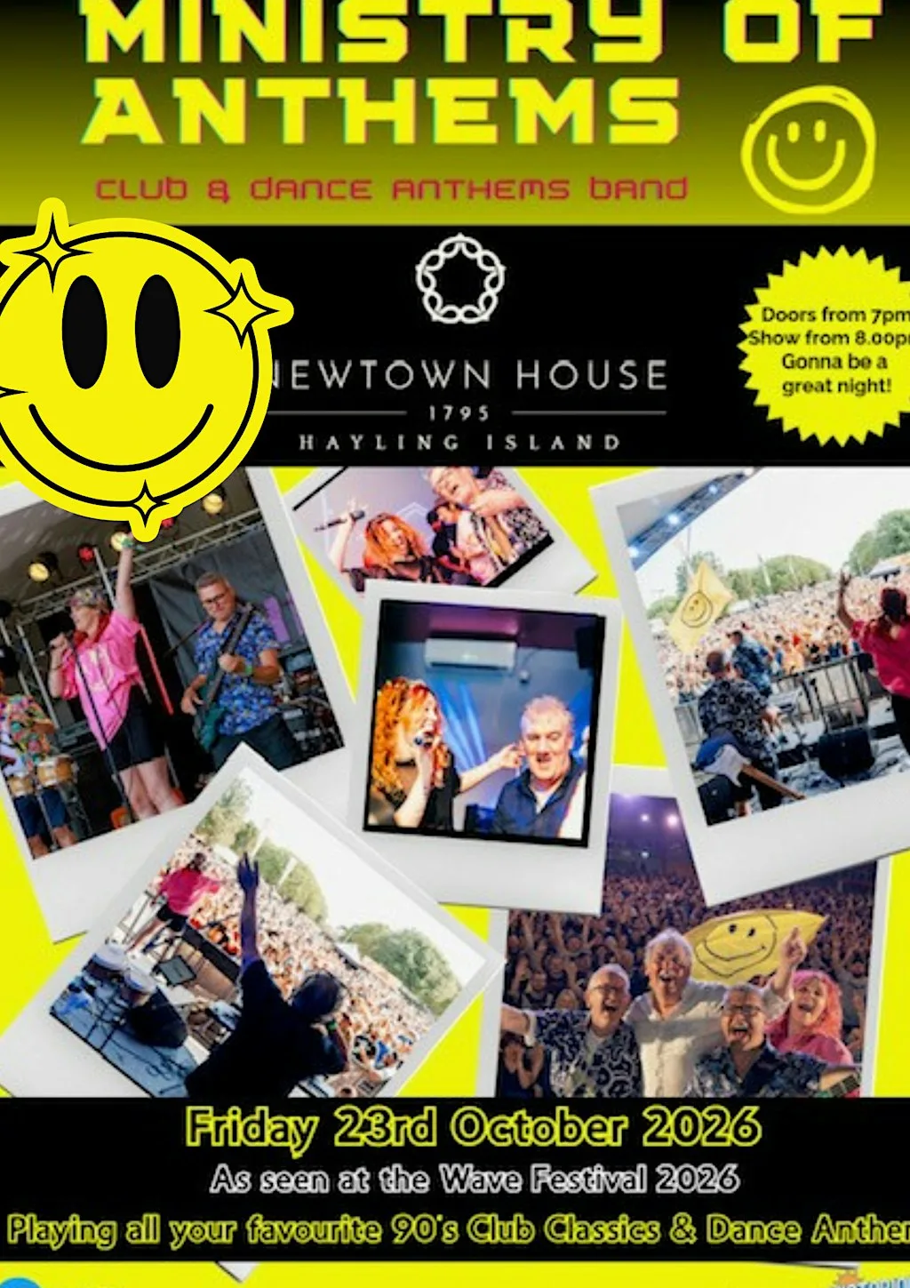 Ministry Of Anthems - The South Coasts Premier, Live Dance Music Band at The Newtown House Hotel