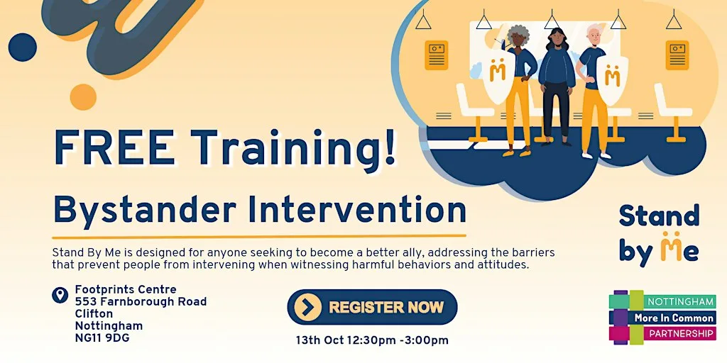 FREE Bystander Intervention Training in Nottingham - Stand By Me