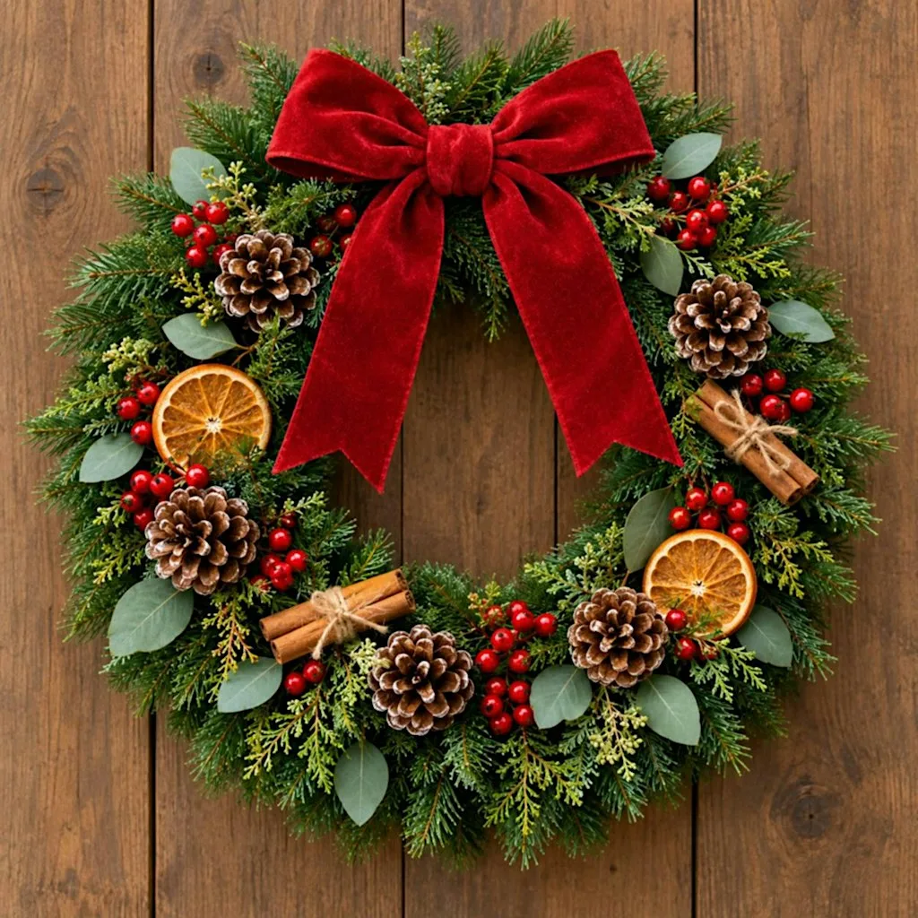 Christmas Wreath Making Workshop at The Chequers Inn