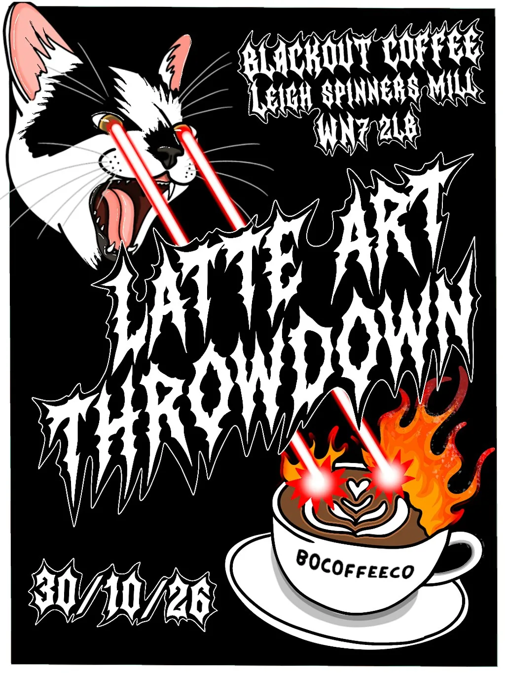 Bocoffeeco Lattte art Throwdown