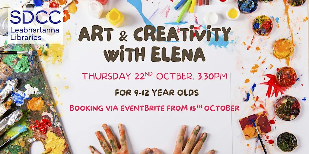 Art and Creativity with Elena for 9-12 year olds