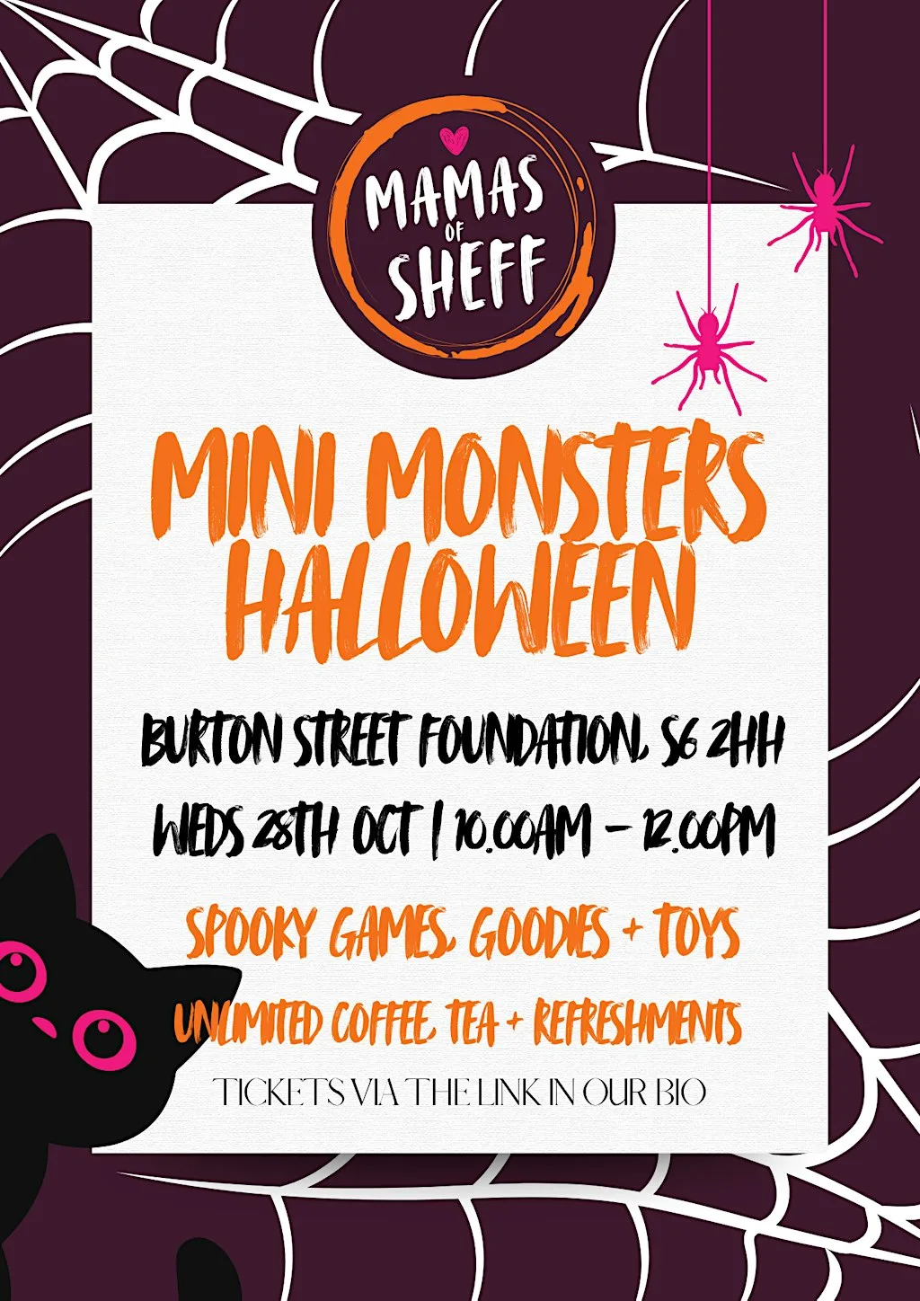 Mini Monsters Halloween Party x Mamas of Sheff