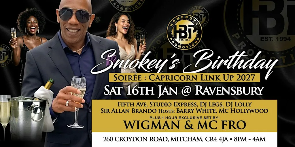 Smokey’s Birthday Soirée : Capricorn Link Up 2027