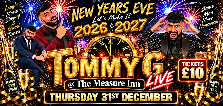 LIVE@The Measure presents New Years Eve with Tommy G at The Measure Inn