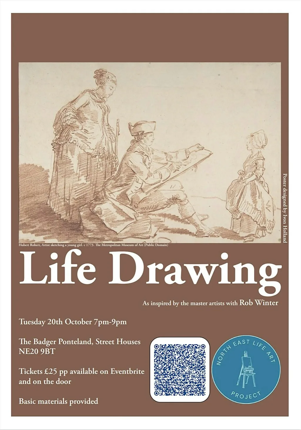 Life Drawing with Rob Winter at The Badger