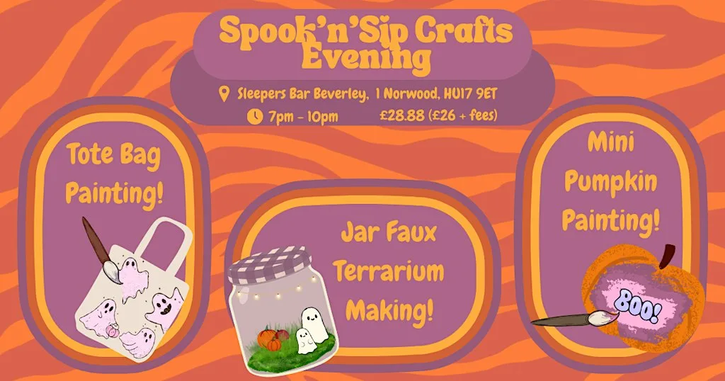 Spook'n'Sip Crafts Evening