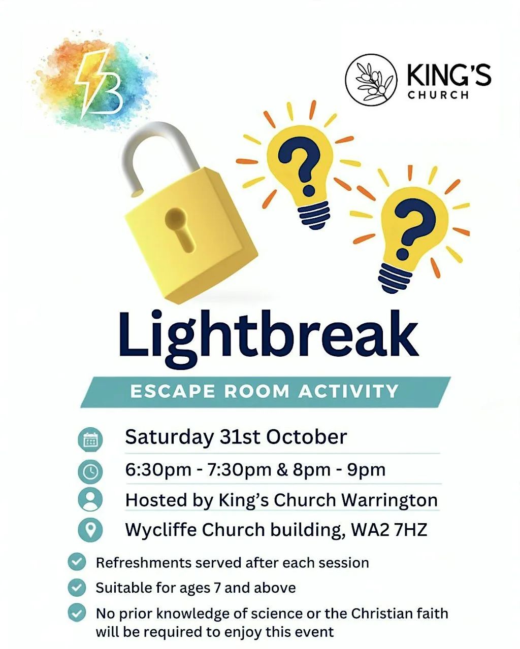Lightbreak Escape Room Activity
