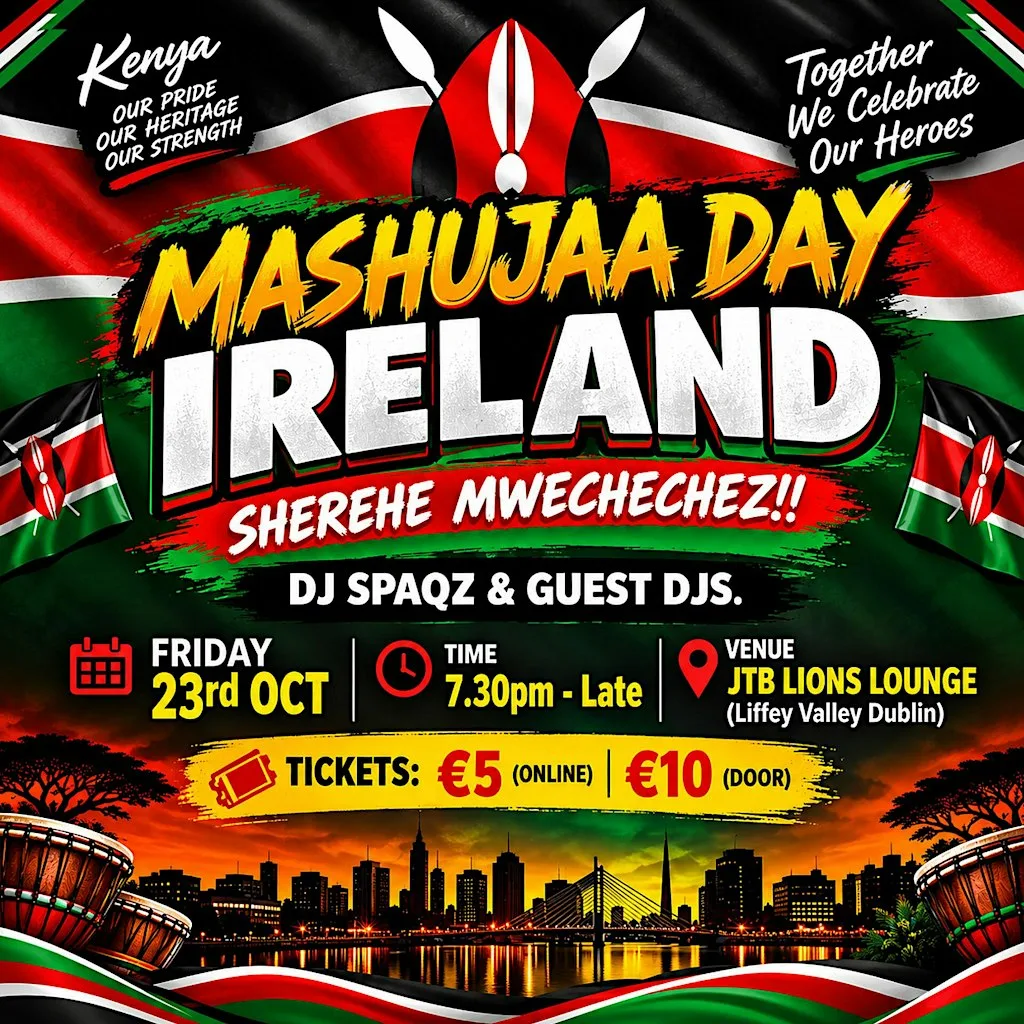Mashujaa Day Ireland 2026 at J.T.B Lions Entertainment
